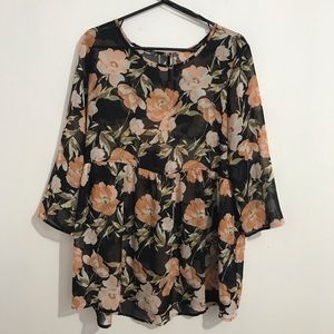 Forever 21 sheer dress/blouse